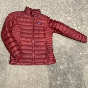 Patagonia red puffer jacket